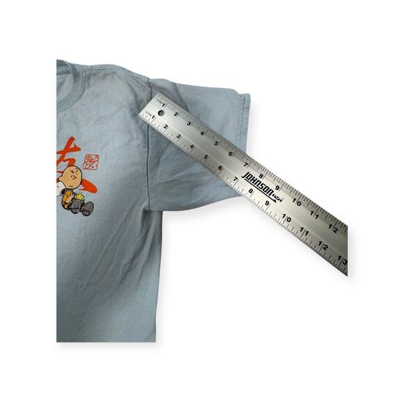 Peanuts Grey Crew Neck Short Sleeve Cotton Men All Seasons T-Shirt Size Large - Picture 4 of 6